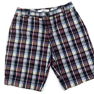 Liz Claiborne "klute" Preppy Plaid Shorts Petite
